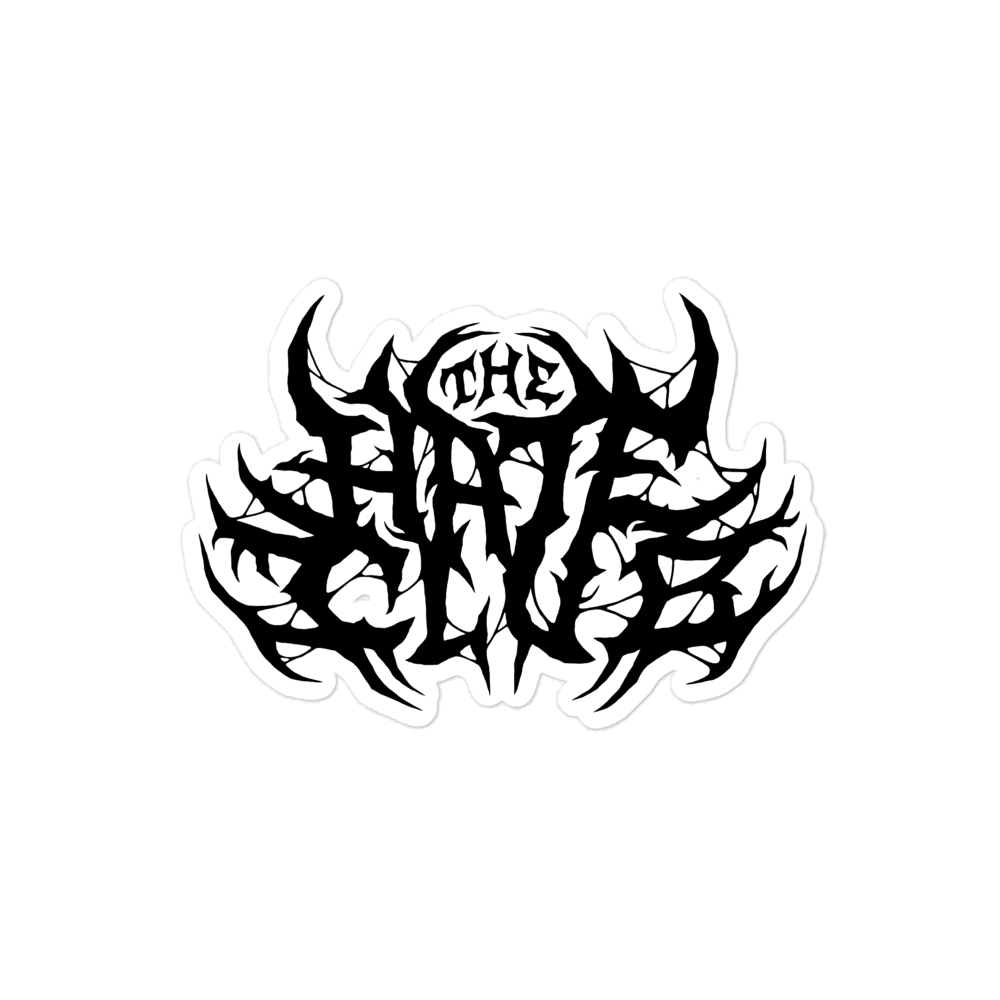 The Hate Club Omen Logo Sticker