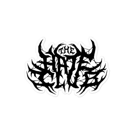 The Hate Club Omen Logo Sticker